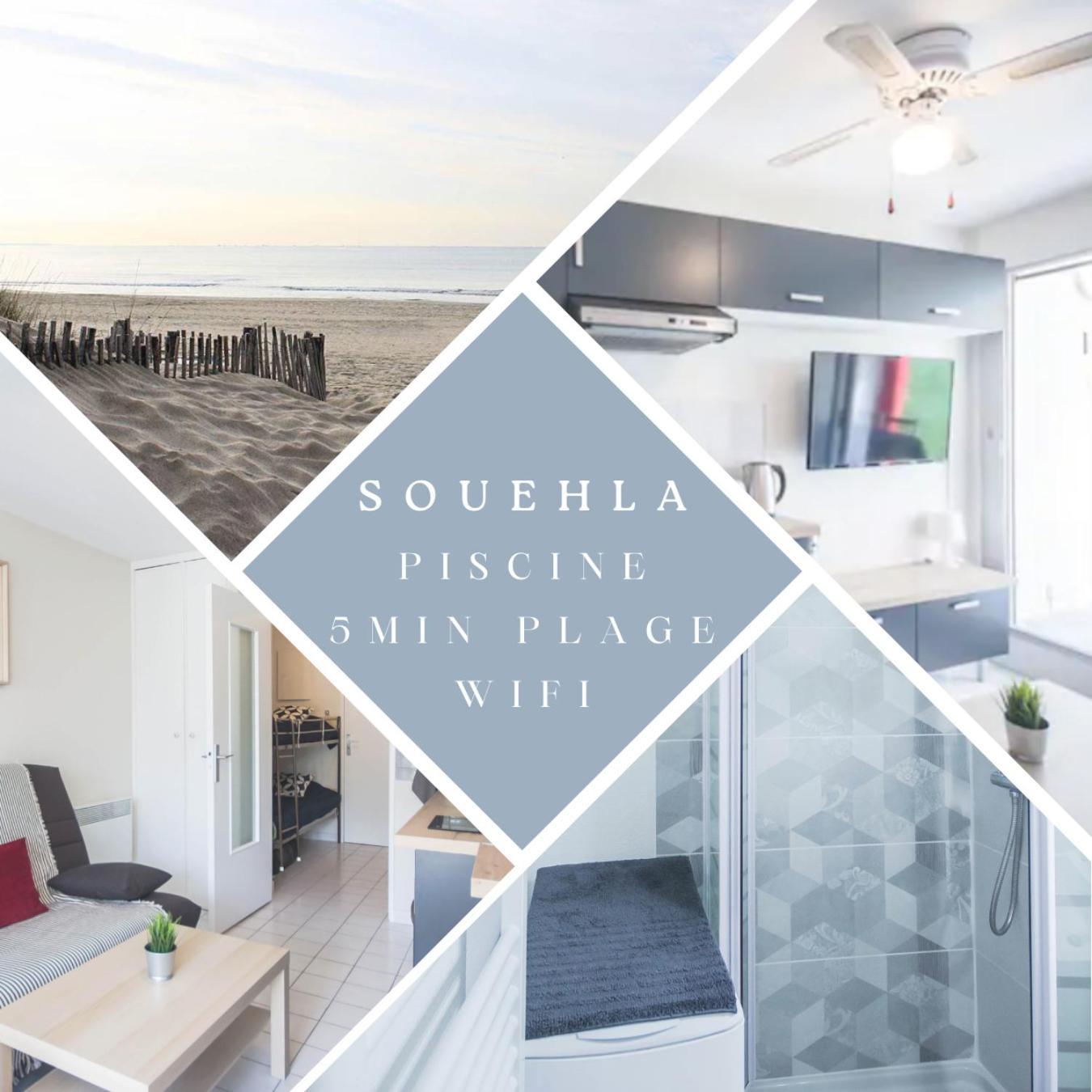 Le Souehla Appart - Piscine Wifi Parking Residence Les Sables D'Or - La Grande Motte לה גרנד מוט מראה חיצוני תמונה